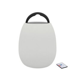 Grey & White Battery-Powered Rgb & Cool White Led Outdoor Lantern Speaker Light - thumbnail 1