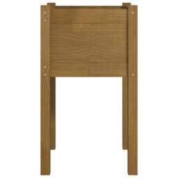 Berkfield Durable Garden Planters 2 Pcs Honey Brown 40X40X70 Cm Solid Pinewood - thumbnail 5