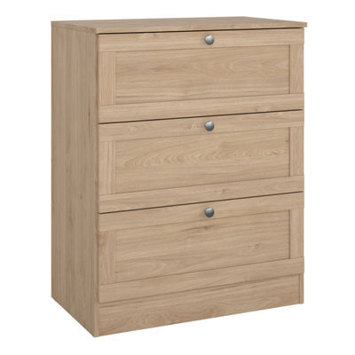 Furniture To Go Brande Chest With 3 Frame Drawers In Jackson Hickory - image 1
