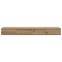 Berkfield Bed Drawers Artisan Oak 140X36,5X16,5 Cm Engineered Wood - thumbnail 6