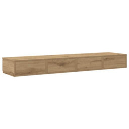Berkfield Bed Drawers Artisan Oak 140X36,5X16,5 Cm Engineered Wood - thumbnail 8