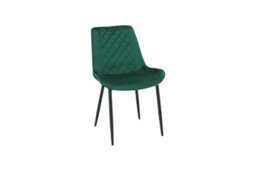 Outdoor Living (NW) Ltd Amelia Velvet Comfort Dining Chairs - Green - Set Of 4 - thumbnail 4