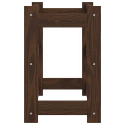 Berkfield Wine Rack For 12 Bottles Brown Solid Wood Pine - thumbnail 4