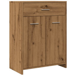 Berkfield Bathroom Cabinet Artisan Oak 60X33X80 Cm Engineered Wood - thumbnail 2