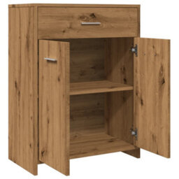 Berkfield Bathroom Cabinet Artisan Oak 60X33X80 Cm Engineered Wood - thumbnail 7