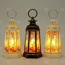 Amorly 4Pcs Christmas Snow Globe Lanterns, Battery Operated Lighted Lanterns, Festive Indoor Decoration And Ideal Christmas Festival Gift - thumbnail 7