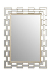 Orsina Raina Wall Mirror, Silver, Glass - thumbnail 1