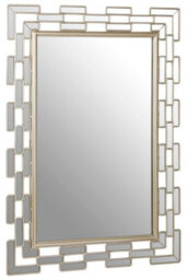 Orsina Raina Wall Mirror, Silver, Glass - thumbnail 3