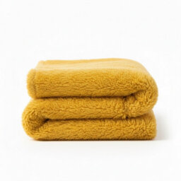 Cuddly Extra Fluffy Throw Ultra Soft Plush Blanket For Sofa Bed Home Decor Yellow 150X200Cm - thumbnail 2