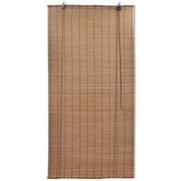Berkfield Bamboo Roller Blinds 2 Pcs 100X160 Cm Brown - thumbnail 2
