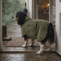 Rosewood Joules Khaki Drying Towel Coat - thumbnail 3