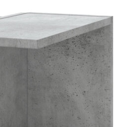 Berkfield Wall Corner Shelf Concrete Grey 36.5X36.5X140 Cm Engineered Wood - thumbnail 7