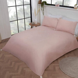 Smart Living Luxury Hotel Quality Boho Embroidered Tassels Duvet Cover With Pillowcases - thumbnail 1