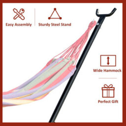 Outsunny 2.86M Metal Hammock Stand Frame Replacement Garden Outdoor Patio - thumbnail 5