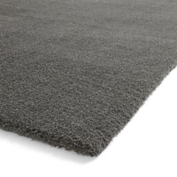Charcoal Shaggy Washable Plain Modern Rug For Living Room Bedroom & Dining Room-60Cm X 115Cm - thumbnail 6
