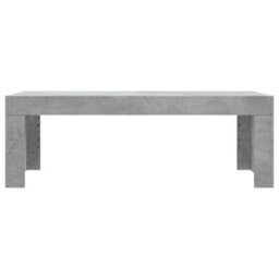 Vidaxl Coffee Table Concrete Grey 102X50X36 Cm Engineered Wood - thumbnail 4