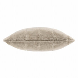 furn. Furn Empress Faux Fur Polyester Filled Cushion, Oatmeal, 45 X 45Cm - thumbnail 2