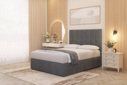 Somnior Beds Somnior Austin Divan Bed Set With Midnight Pocket Sprung Mattress And Headboard Silver Plush - thumbnail 4