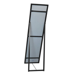 Harbour Housewares Square Full-Length Mirror - 137Cm X 35.5Cm - Black - Large Tall Freestanding Mirror For Bedrooms & Hallways - thumbnail 5