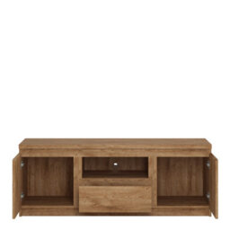 Wyld Haus Hemingway 136Cm Natural Oak Tv Cabinet 2 Door 1 Drawer - thumbnail 3