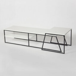 Decortie Pal Modern Tv Unit Multimedia Centre White With Storage Tv Cabinet 163Cm - thumbnail 4