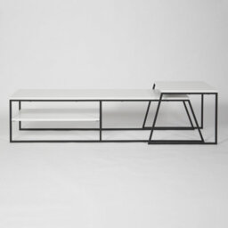 Decortie Pal Modern Tv Unit Multimedia Centre White With Storage Tv Cabinet 163Cm - thumbnail 2