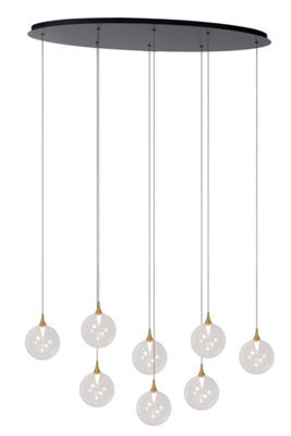Lucide Premium Gisela Pendant Light - Led Dim. 2700K - Transparent - image 1