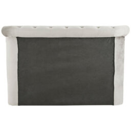 Orsina Elegant Kingsize Grey Brush Velvet Ottoman Bed, Durable Velvet Bed For Bedroom, Compact Diamont Tufted Bed - thumbnail 2