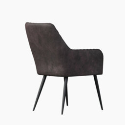 More4Homes Ella Technology Fabric Dining Chair Set Of 2 Brown - thumbnail 5