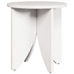Berkfield Coffee Table 2 Pcs White 41.5 X 41.5 X 44 Cm Solid Pine Wood - thumbnail 6