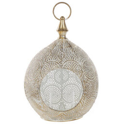 Beliani Lantern Laeso 33 Cm Metal Gold - thumbnail 5
