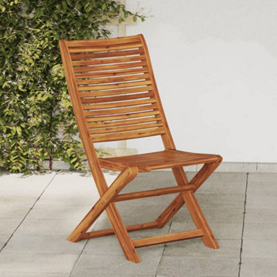 Berkfield Folding Garden Chairs 2 Pcs Solid Wood Acacia - image 1
