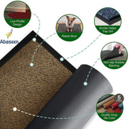 Abaseen Brown 60X180 Cm Door Mat Heavy Duty Indoor Outdoor - thumbnail 5