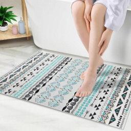 Ameha Rug For Bedroom Modern Carpet - Durable Super Soft Non Shedding Traditional Small Floor Rug (40 X 60Cm, Zuri) - thumbnail 1