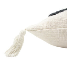 Furn. Inka Tufted 100% Cotton Feather Filled Cushion - thumbnail 4