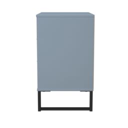 Ancona Matt Denim Blue 3 Drawer Chest (H)678mm (W)575mm (D)395mm - thumbnail 5
