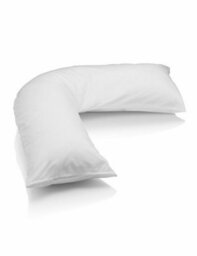 ARLinens Hollowfiber V Shaped Pillow Head Neck Back Orthopedic Nursing Pregnancy Support. - thumbnail 2