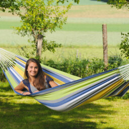 Amazonas Tahiti Kolibri Hammock Weatherproof Elltex Brazilian Garden Hammock Uv Resistant Outdoor Hanging Hammock - thumbnail 3