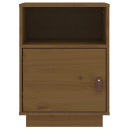 Berkfield Bedside Cabinet Honey Brown 40X34X55 Cm Solid Wood Pine - thumbnail 6