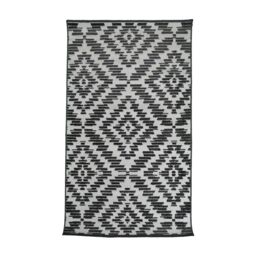 Black & White Geometric Medium Outdoor Rug, (L)170Cm X (W)120Cm - thumbnail 3