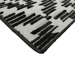 Black & White Geometric Medium Outdoor Rug, (L)170Cm X (W)120Cm - thumbnail 5