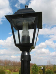 Garden Market Place Garden Lighting - Victorian Style Single Headed Garden Lamp Post 2.2M - thumbnail 2