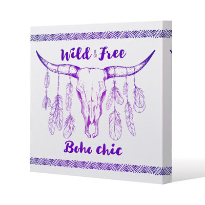 Andrew Lee Boho Chic Native American (Canvas Print) / 101 X 101 X 4Cm - image 1