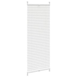 Berkfield Modern Plisse Blind 60X125Cm White Pleated Blind - thumbnail 3
