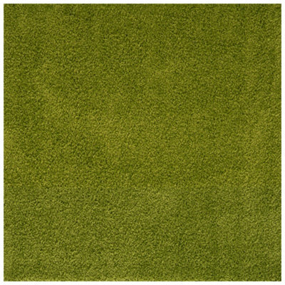 The Rugs Green Soft Plain Design Fluffy Shaggy Rugs And Runners High Pile Living Room Kitchen Hallway 380 - image 1