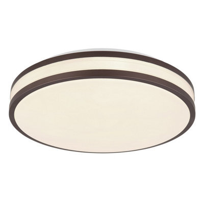 Luminosa Lighting Luminosa Betha Flush Ceiling Light White Led Dimmable 2700-6000K Remote Control - image 1