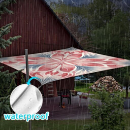 Pink 1.8X1.8M Rectangular Shade Sail 95% Uv Protection - thumbnail 5