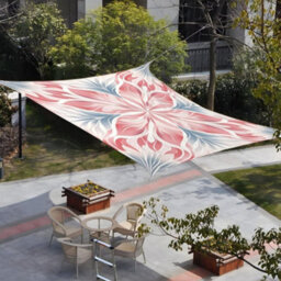 Pink 1.8X1.8M Rectangular Shade Sail 95% Uv Protection - thumbnail 4