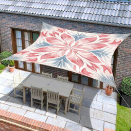 Pink 1.8X1.8M Rectangular Shade Sail 95% Uv Protection - thumbnail 2