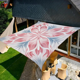 Pink 1.8X1.8M Rectangular Shade Sail 95% Uv Protection - thumbnail 3